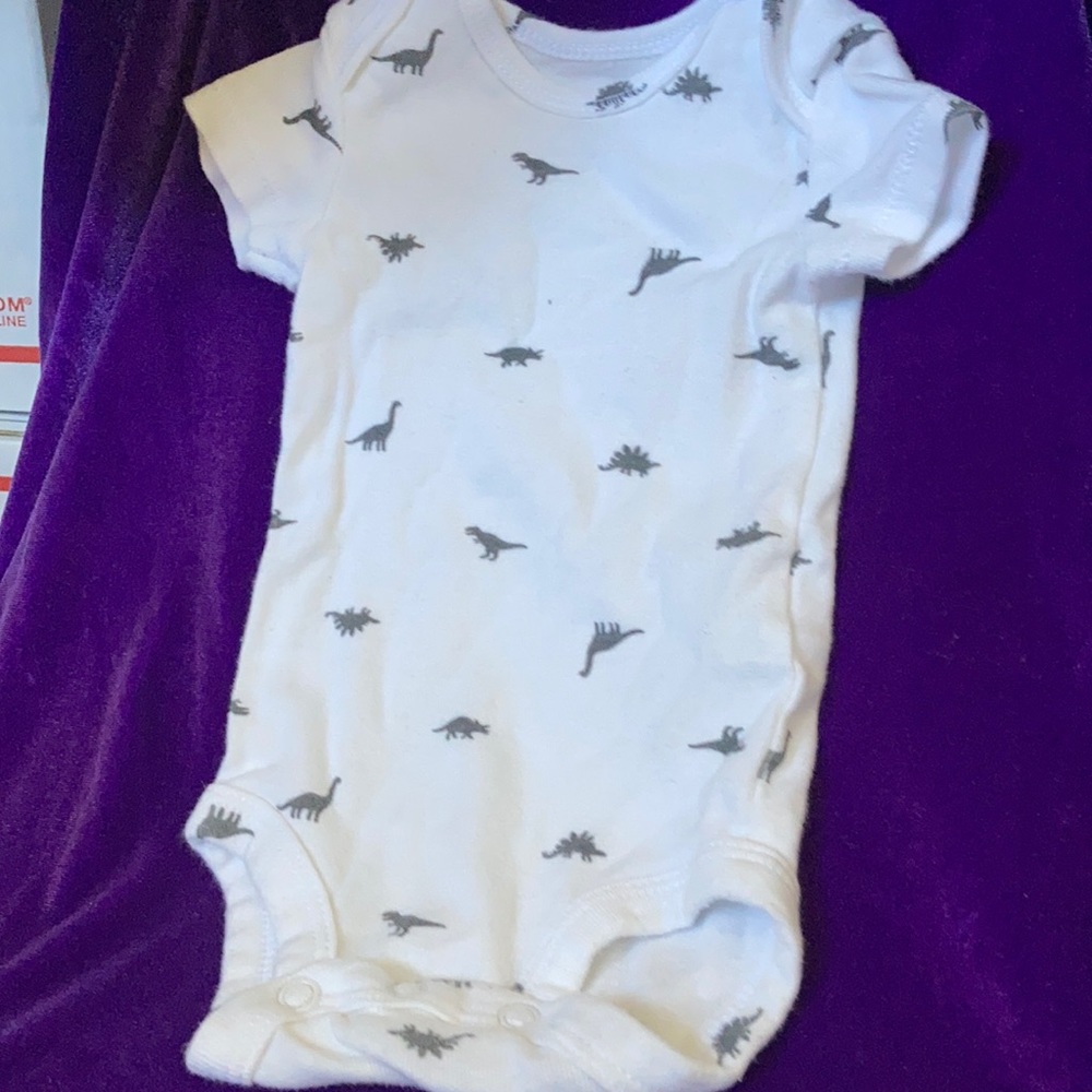 Carters newborn dinosaur one piece